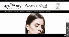 Desktop Screenshot of eminenceparfums.com